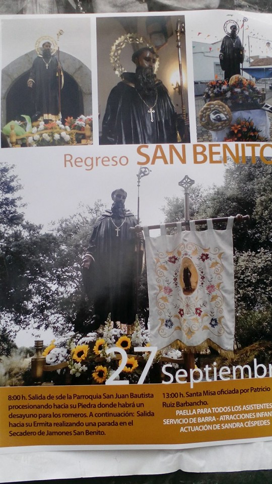 Cartel de Romería de San Benito abad 2015